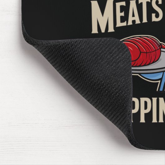 Bbq Old Row Smoking Meats And Clappin Cheeks  Mousepad (Ecke)