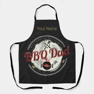 BBQ Papa Vintage Grill oder Barbecue zum Vatertag Schürze
