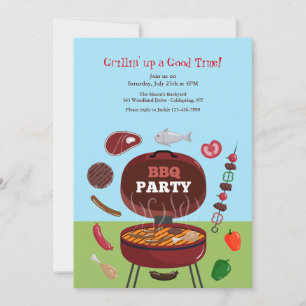 BBQ-Party-Einladung Einladung