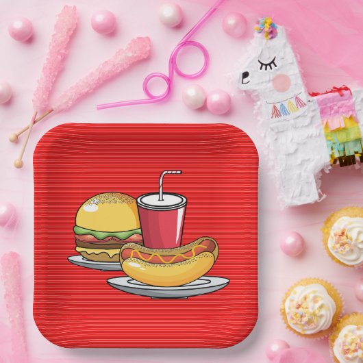 BBQ Party Pappteller (Party)