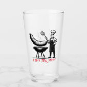BBQ Party Personalized Chef Glas (Vorderseite)