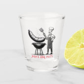 BBQ Party Personalized Chef Schnapsglas (Vorderseite)
