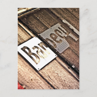 BBQ-Postkarte Postkarte