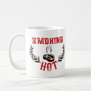 BBQ, Rauch & Grill - extrem heiß Kaffeetasse