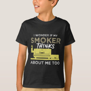 BBQ-Raucher-Shirt Lustig Fleisch räuchern Grillen T-Shirt