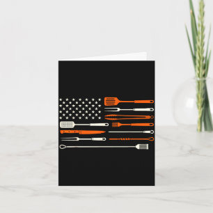 BBQ-Räucherbarbecue-Chef-Grillwerkzeuge USA-Flagge Karte