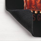 Bbq-Rippchen, lass uns sauer werden Pit-Master-Koc Mousepad (Ecke)