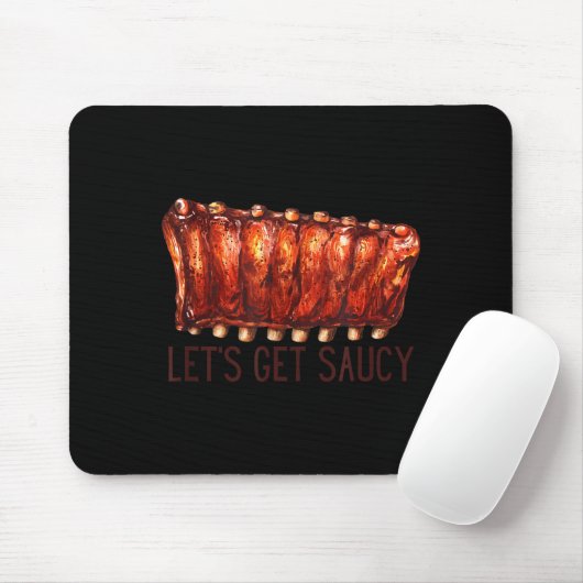 Bbq-Rippchen, lass uns sauer werden Pit-Master-Koc Mousepad (Mit Mouse)