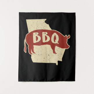 Bbq-Sauce | Barbecue-Koch | Geschenk für Metzger Wandteppich