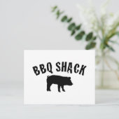 BBQ-Schuppen Postkarte (Stehend Vorderseite)