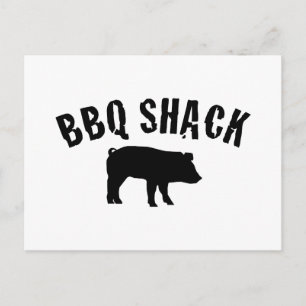 BBQ-Schuppen Postkarte