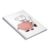 BBQ-Schwein Notizblock (Rechte Seite)