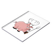 BBQ-Schwein Notizblock (Linke Seite)