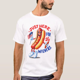 BBQ Squad Funny 4th of July Hotdog T-Shirt