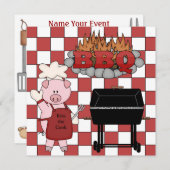 BBQ! SRF EINLADUNG (Vorne/Hinten)