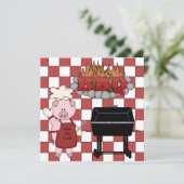 BBQ! SRF EINLADUNG (Stehend Vorderseite)