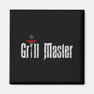 BBQ-T-Shirt-Sprüche, Grillmeister-Shirt, Geschenk  Magnet