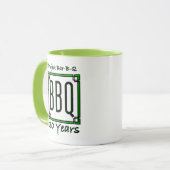 BBQ-Tasse - Cowboy Thinkologist Tasse (Vorderseite Links)