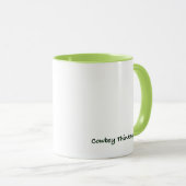 BBQ-Tasse - Cowboy Thinkologist Tasse (VorderseiteRechts)