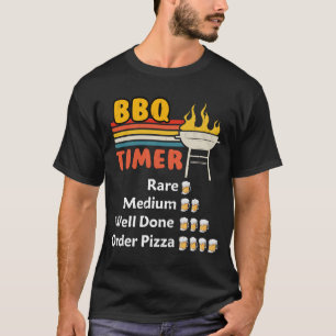 BBQ-Timer-Flagge Lustiger Barbecue-Grill 4. Juli P T-Shirt