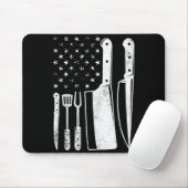 Bbq-USA-Flagge patriotisch 4. Juli Master Chef Mousepad (Mit Mouse)