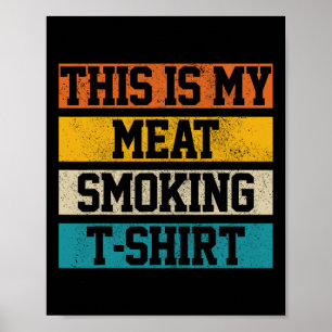 Bbq Vintage Grillmaster Chef Geschenk Das ist mein Poster