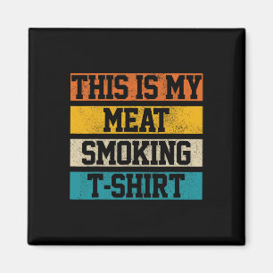 BBQ-Vintage-Grillmeister-Geschenk für Köche: Hier Magnet