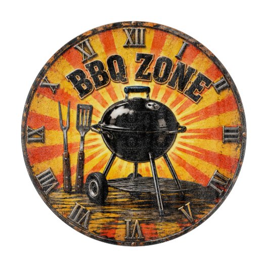BBQ Zone Grill Master Outdoor Kitchen & Man Cave Schneidebrett (Vorderseite)