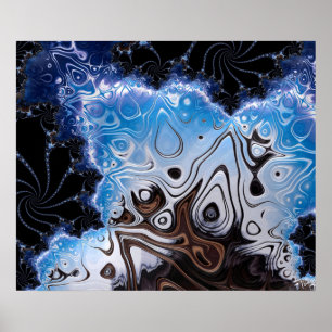 BBQSHOES: Fraktal Art Design 103985 Poster