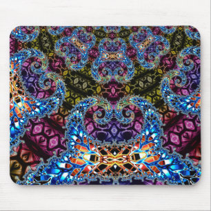 BBQSHOES: Fraktal-Turbulenz-Digital-Kunst 1020HTC Mousepad