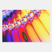 BBQSHOES™ Psychedelisches Fraktal Geschenkpapier Set (Vorderseite 3)