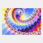 BBQSHOES™ Psychedelisches Fraktal Geschenkpapier Set (Vorderseite 2)