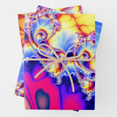 BBQSHOES™ Psychedelisches Fraktal Geschenkpapier Set (Beispiel)