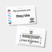 BBS Pronomen They/She Ausweis (Vorder- & Rückseite)