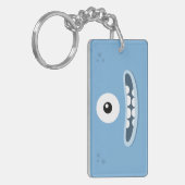 BBSS La-T-Shirt Dah Blau-Schlüsselanhänger Schlüsselanhänger (Vorderseite links)