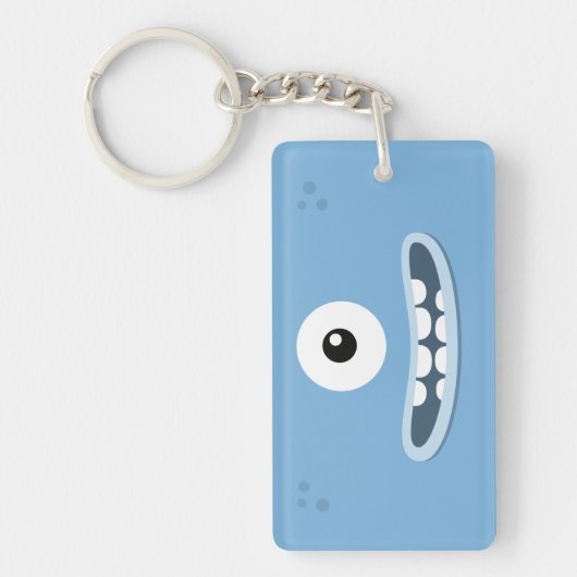 BBSS La-T-Shirt Dah Blau-Schlüsselanhänger Schlüsselanhänger (Vorderseite)