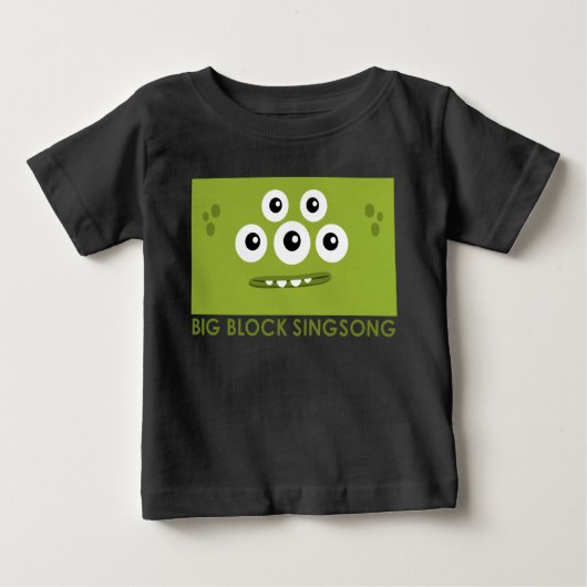 BBSS La-T-Shirt Dah grüner Baby-T - Shirt (Vorderseite)