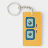 BBSS Unterschiedlicher gelber Schlüsselanhänger (Vorderseite)