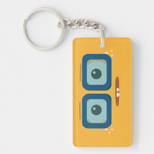 BBSS Unterschiedlicher gelber Schlüsselanhänger (Vorderseite)