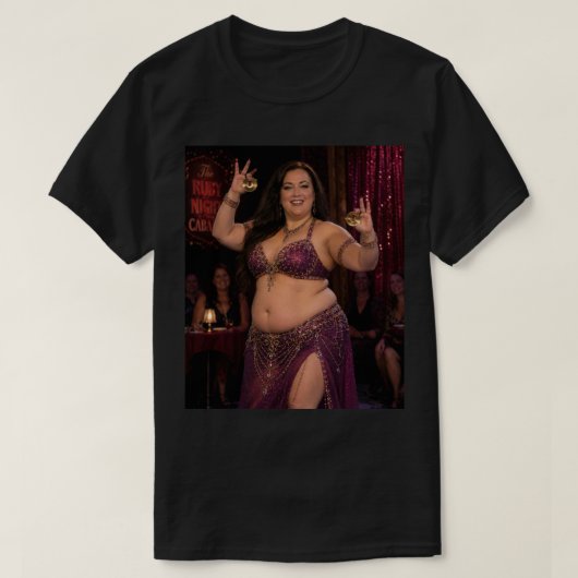 BBW-Bauchtänzerin T-Shirt (Design vorne)