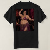 BBW-Bauchtänzerin T-Shirt (Design Rückseite)