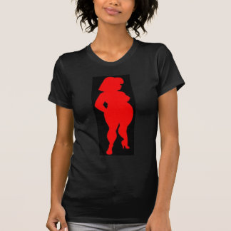 BBW Rot-Silhouette T-Shirt