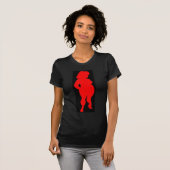 BBW Rot-Silhouette T-Shirt (Vorne ganz)