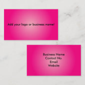 BC4 VISITENKARTE (Vorne/Hinten)