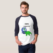 BC- COBOL-Programmierer-Dinosaurier-Shirt T-Shirt (Vorne ganz)