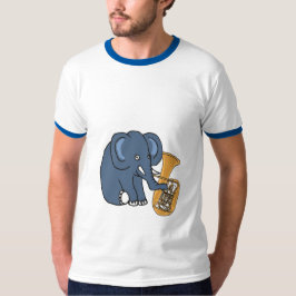 BC- Elefant, der ein Tuba-Shirt spielt T-Shirt