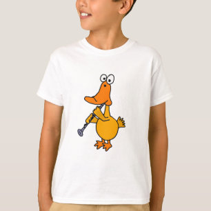 BC- Ente, die den Clarinet spielt T-Shirt