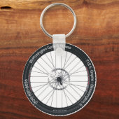 BC&F Bike Tire Schlüsselkette Schlüsselanhänger (Vorderseite)