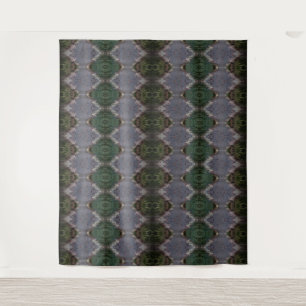 BC Fall Trees Ikat 4 Wandteppich