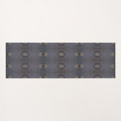 BC Fall Trees Ikat 5 Yogamatte (Rückseite (Horizontal))